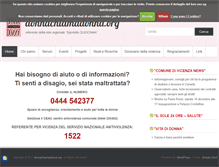 Tablet Screenshot of donnachiamadonna.org